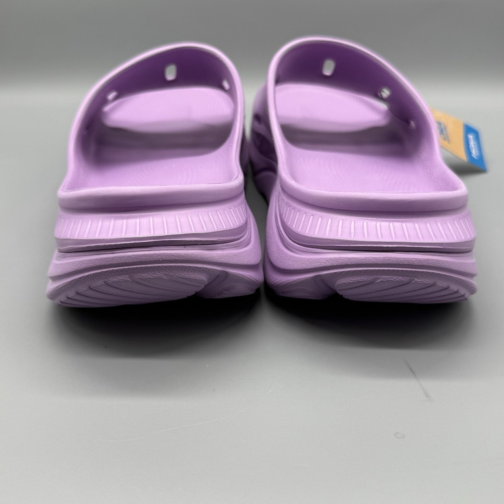 Hoka One Ora Recovery Slide 3‎ Sandals Purple Men's 12 Women's 14 Comfort - Picture 5 of 9